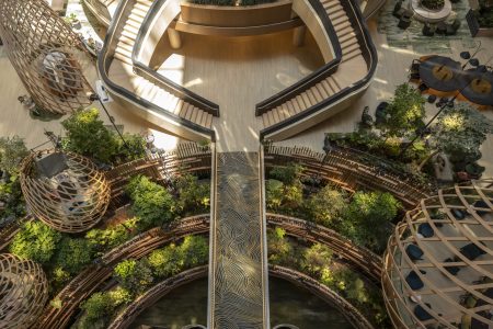 parkroyal collection, Architecture, Banister, Bridge, Building, Handrail, Staircase